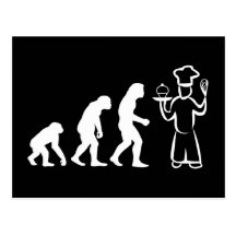 Baker Evolution Postcard