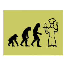 Baker Evolution Postcard