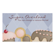 bakery baking cupcake cookies cake business car... business card