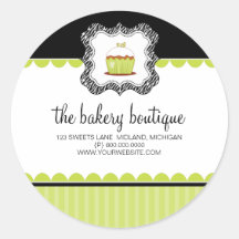 Bakery Boutique Business Stickers
