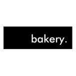 bakery. business card templates