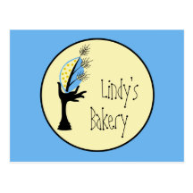 Bakery Business Corporate Branding Design Set Post Cards