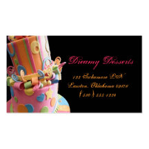 bakery,cake,business card,fun,yummy,colourful,cute
