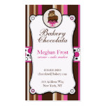 Bakery & Cake Chocolate Overload Business Cards