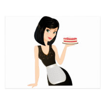 Bakery Chef Post Cards