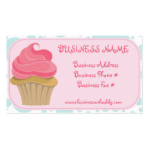 Bakery Cupcake Business Cards