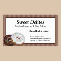 Bakery Dessert Business Cards business cards