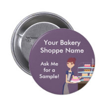 Bakery/Pastry Shop 4 Design Button