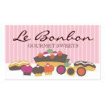 Bakery sweets cake cupcakes eclairs cookies bus... business cards