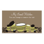 baking mixing bowl kitchen cannisters bakery bu... business cards