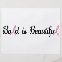 BALD IS BEAUTIFUL CUSTOM FLYER