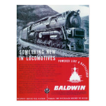 Baldwin Locomotive  S-2 Steam Turbine Locomotive Postcard