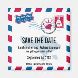 Bali Air Mail Wedding Save the Date Refrigerator Magnet
