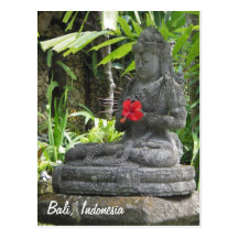 Bali Statue  Postcard