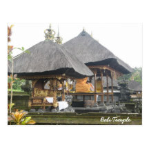 Bali Temple Postcard
