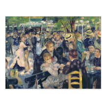 Ball at the Moulin de la Galette, 1876 Post Cards