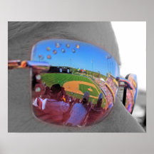 Ball Game Reflection Print