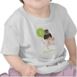 Ballerina First Birthday T-shirt 1st