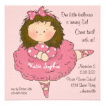 Ballerina Girl Invitation