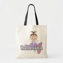 Ballerina - Lilac T-shirts and Gifts Canvas Bag