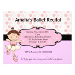 Ballerina Personalized Invites