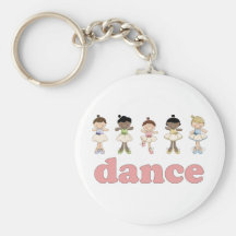 Ballerinas Dance Key Chain