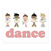 Ballerinas Dance Postcards