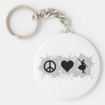 Ballet 6 keychain