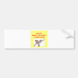 ballet bumper stickers