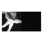 Ballet - Dance - Ballerina 9 - Black & White Photo Card Template