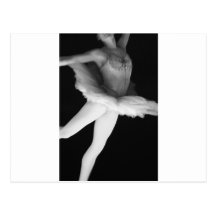 Ballet - Dance - Ballerina 9 - Black & White Post Cards
