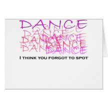 Ballet Dancer Merchandise Card