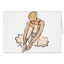 Ballet Dancer Merchandise Card