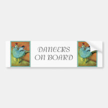 Ballet Dancers At The Bar ~ Edgar Degas Bumper Stickers