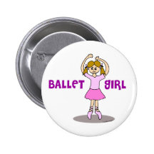 Ballet Girl Gifts Pins