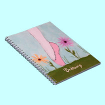 Ballet in Flowers Customisable Notebook notebooks