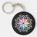 Ballet Pattern (spectral) Key Chains