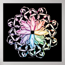 Ballet Pattern (spectral) poster