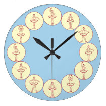 Ballet Positions wall clocks