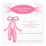 Ballet Recital Custom Invitations