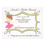 Ballet Recital Personalized Announcement