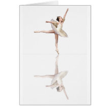 ballet reflectionsGreeting Card