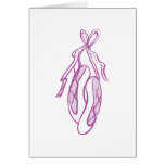 Ballet Slippers Greeting Card