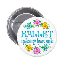 Ballet Smiles Pinback Button