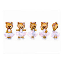 Ballet Steps Postcard