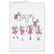 Ballet T-shirts and Gifts Greeting Cards