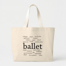 Ballet Words Bag