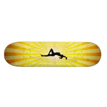 Ballet; yellow skate boards