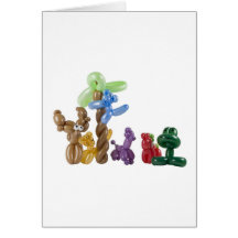 balloon animal group cards