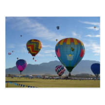 Balloon cluster postcards